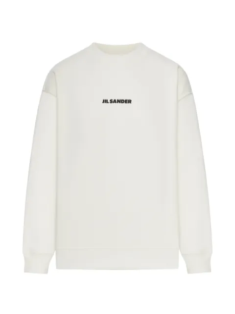 Jil Sander logo-print sweatshirt White J02GU0113J20128
