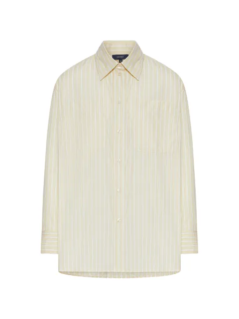 Soeur striped cotton shirt Yellow CHE0892CARLOTTA