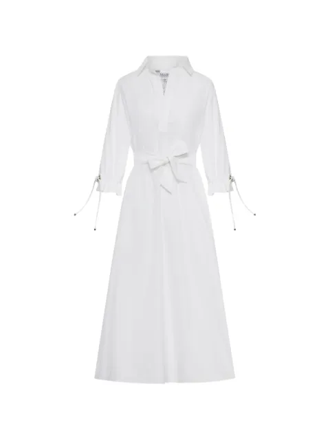 Max Mara cotton midi dress White 2611221152600