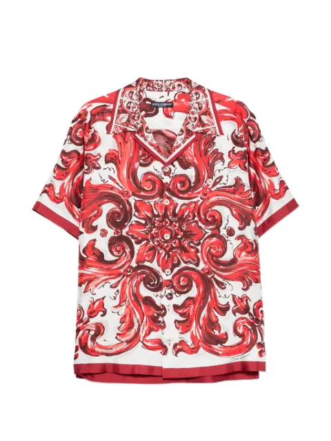 Dolce & Gabbana short-sleeve shirt White G5JH9THI133