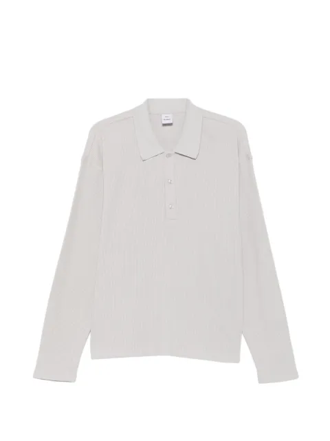 Won Hundred long-sleeve polo shirt Grey 454612105