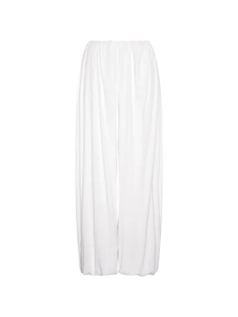 Paris Georgia wide-leg trousers White OLIVP001