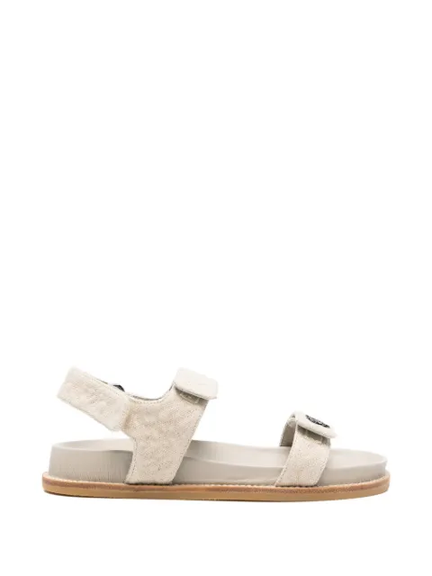 Emporio Armani touch-strap open-toe sandals Neutrals EW004049AF21970