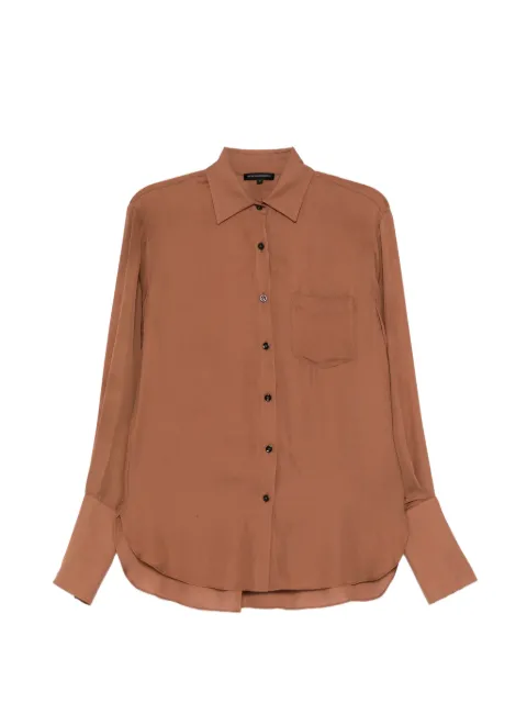 Kiki de Montparnasse georgette shirt Brown S262TP223
