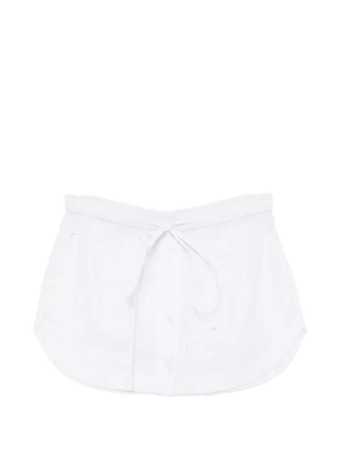 Kiki de Montparnasse Simone mini skirt White HS262SK116