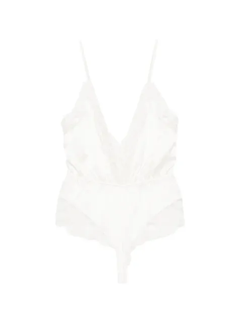 Kiki de Montparnasse Voltaire bodysuit Neutrals S261TD009