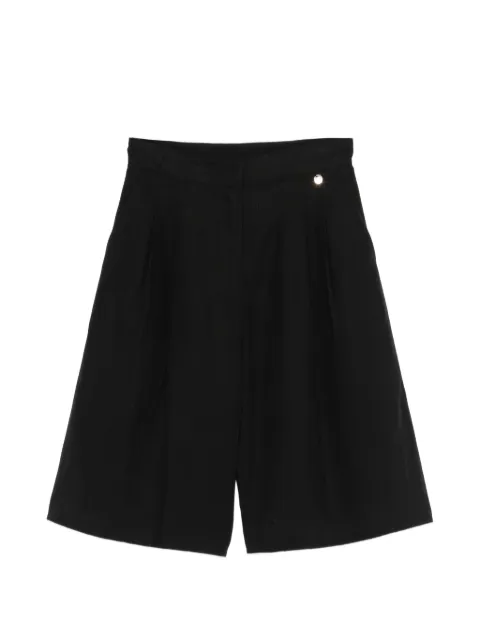 LIU JO logo detail button shorts Black WA6318T4818