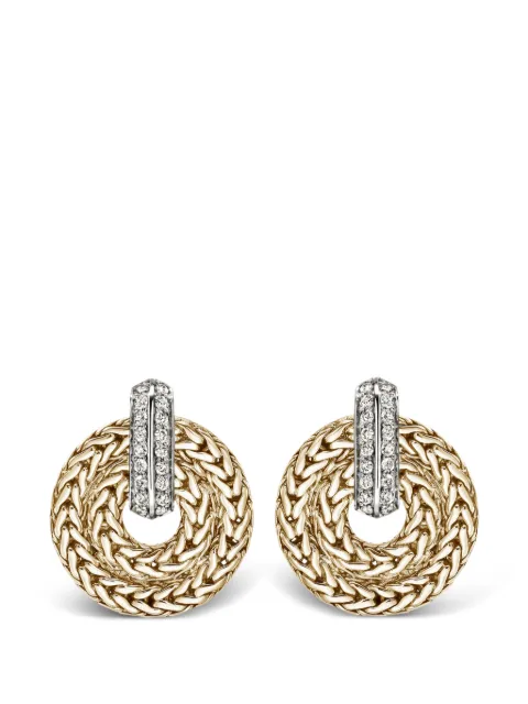 John Hardy Icon Link gold diamond earrings Gold EGGX989912DI