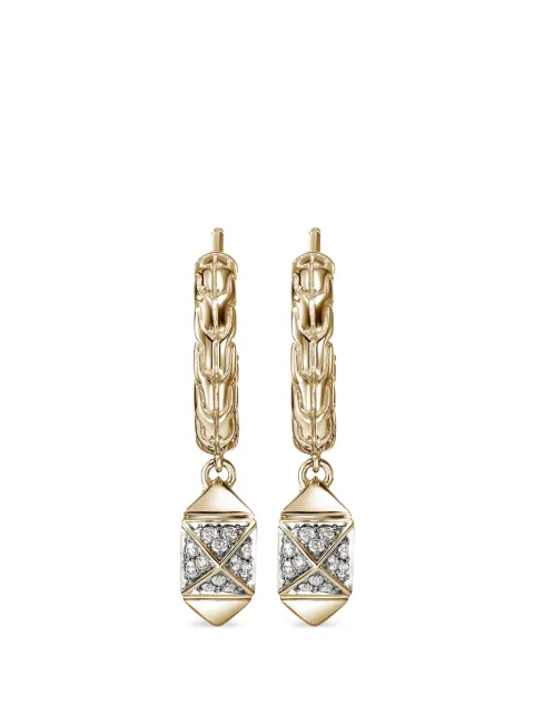 John Hardy Icon stud diamond earrings Gold EGGX972092DI