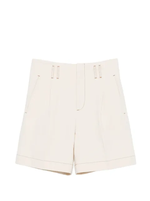 Lanvin patch-pocket shorts Neutrals RMTR01206168