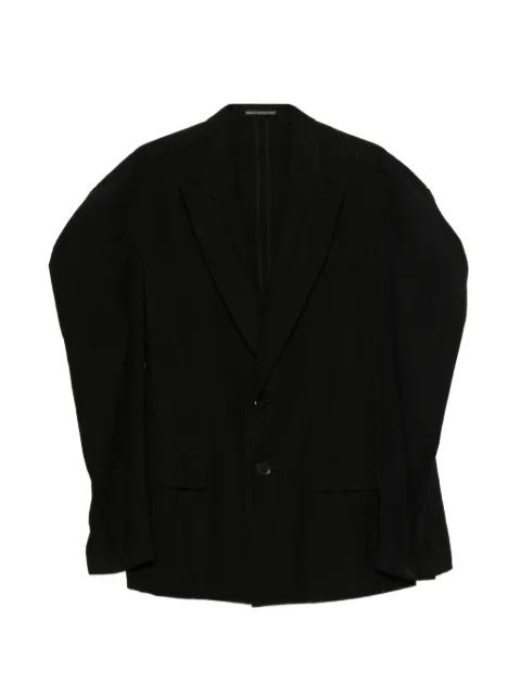 Yohji Yamamoto button-up blazer Black FBJ20304