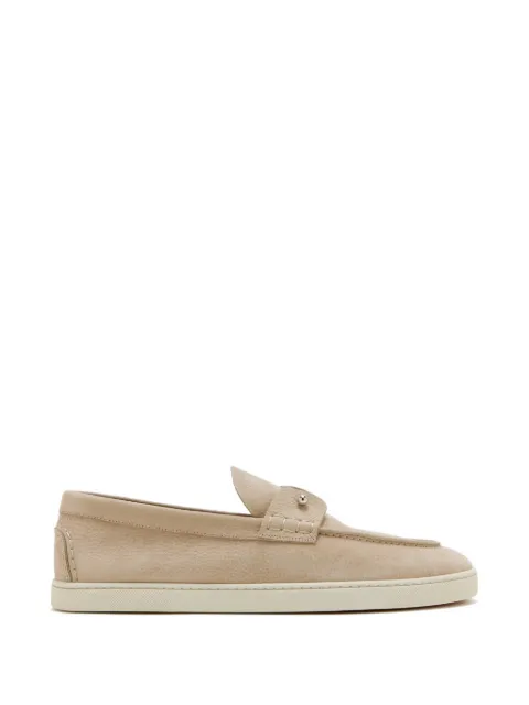Christian Louboutin metal detail flat shoes Neutrals 1260680BG72