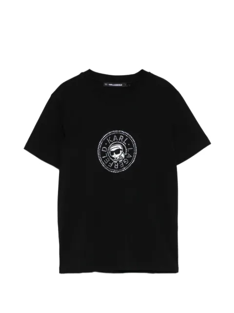 Karl Lagerfeld Ikon Circle T-shirt Black B2W17025999