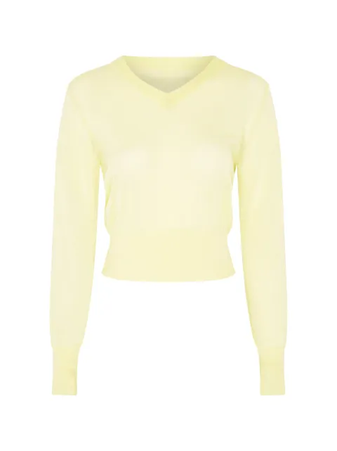 Paris Georgia V-neck sweater Yellow DARLS001