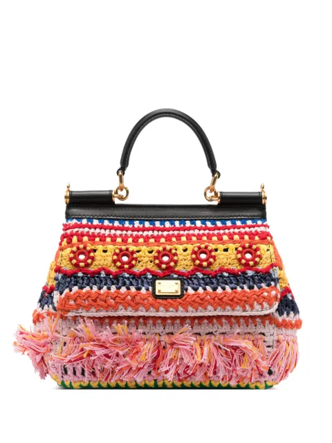 Dolce & Gabbana Sicily Carretto top-handle bag Red BB6003BX512