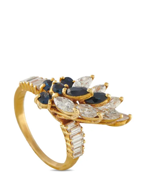 LB Exclusive diamond sapphire ring Gold MF42021926