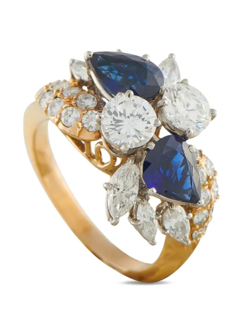LB Exclusive diamond sapphire ring Gold MF43021926