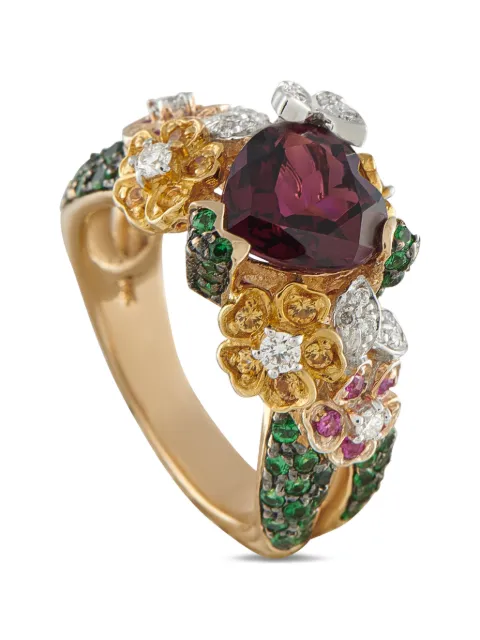 LB Exclusive diamond sapphire rubellite ring Gold MF12021926