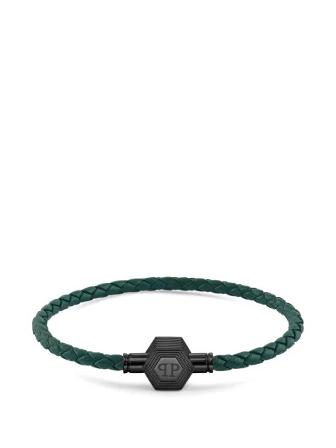 Philipp Plein Plein Enigma braided bracelet Green PAFAMGC0080PXV066N
