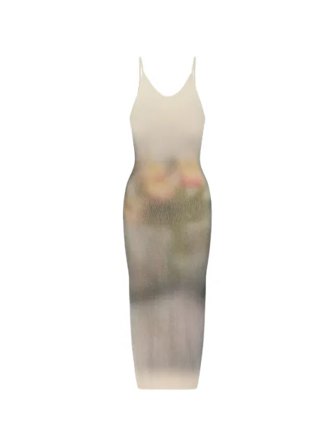 Maison Margiela knit maxi dress Neutrals S29DG0030M13252
