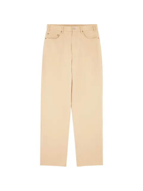 MM6 Maison Margiela cotton trench trousers Neutrals SH2LA0057M35858
