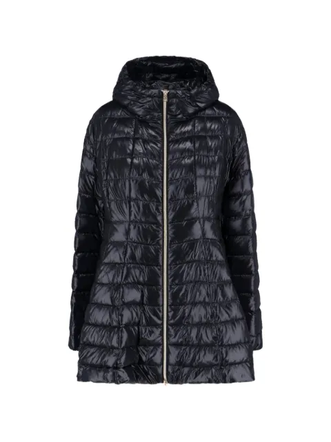 Herno A-shape hooded coat Black PI002187D12017Z