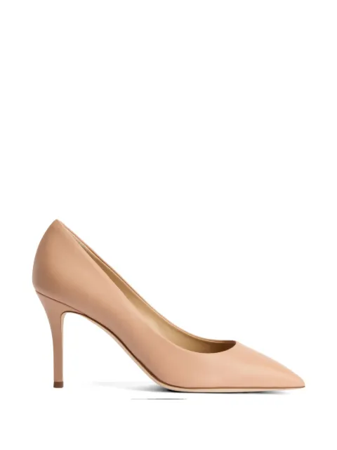 Giuseppe Zanotti leather covered court shoes Neutrals I260025H02