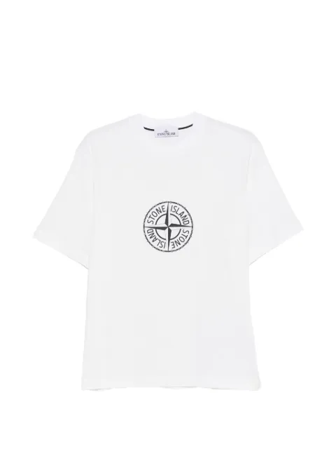 Stone Island 2100001 organic cotton jersey T-shirt White L1S152100001S0362
