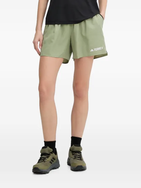 adidas logo-print shorts Green KA4692
