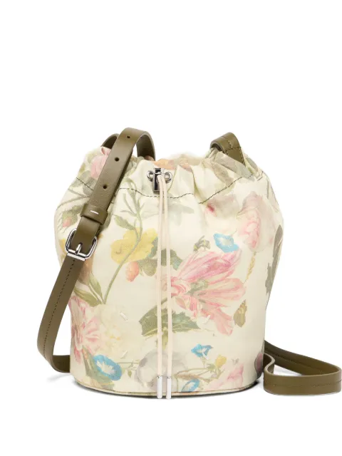 Maison Margiela floral drawstring messenger bag Neutrals SB2ZH0003P8846
