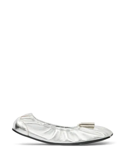 MM6 Maison Margiela charm-detail ballerinas Silver S59WZ0106P7703