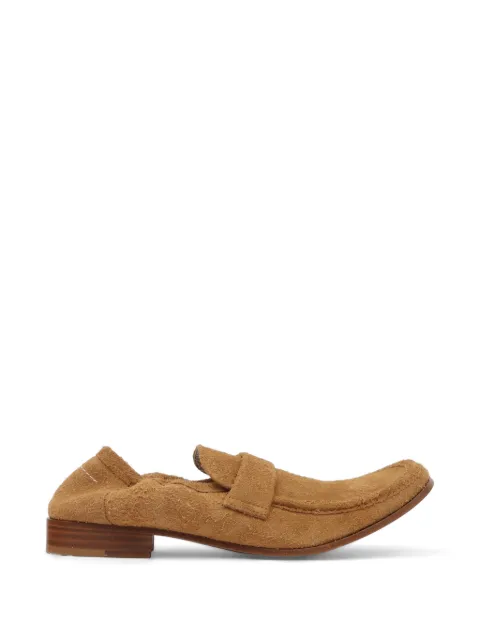MM6 Maison Margiela suede loafers Neutrals S66WR0034P7704