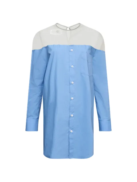 MM6 Maison Margiela panel shirt Blue S62NH0053M35256