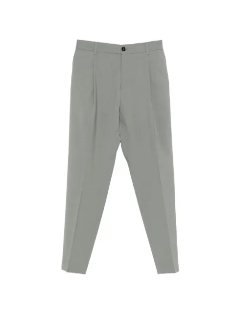 BE ABLE pleated-design trousers Green TBCMNEWRICCARDO