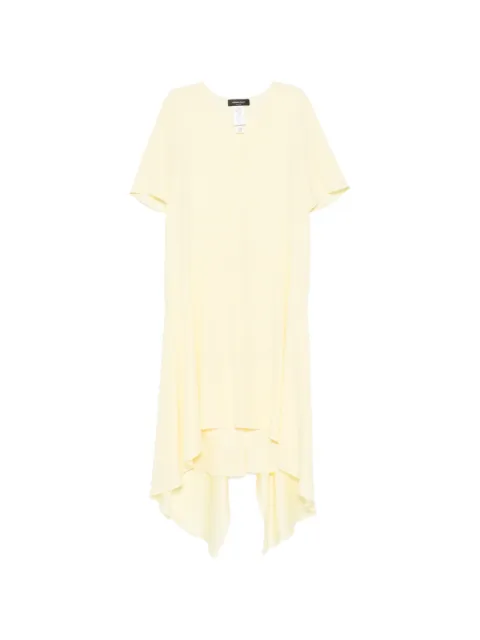 Fabiana Filippi draped asymmetric dress Yellow ABD276F623D7960000
