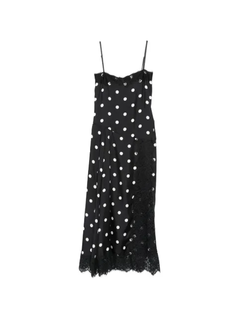 Sportmax polka-dot maxi dress Black 2612221032600