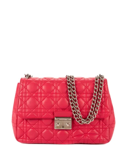 Christian Dior Pre-Owned Miss Dior quilted chain-strap shoulder bag Red 01BO1113
