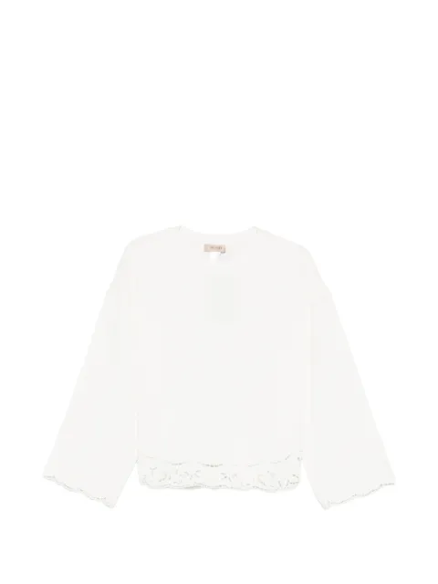 TWINSET eembroidered-detail sweatshirt White 261TP205A