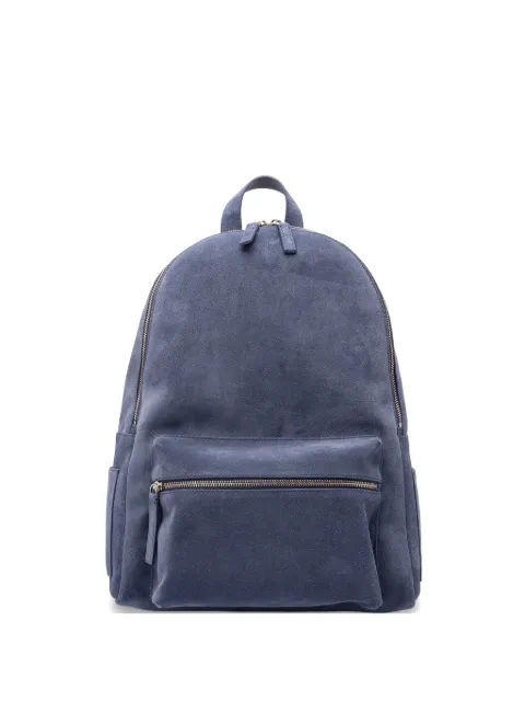 Orciani Laio suede zip backpack Blue P00711SEN