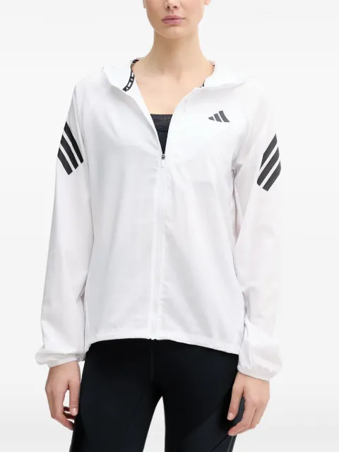 adidas Adi365 Iconic logo-print hooded jacket White KQ8072