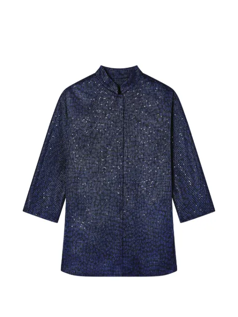 Giorgio Armani sequin coat Blue GW002950TE20159