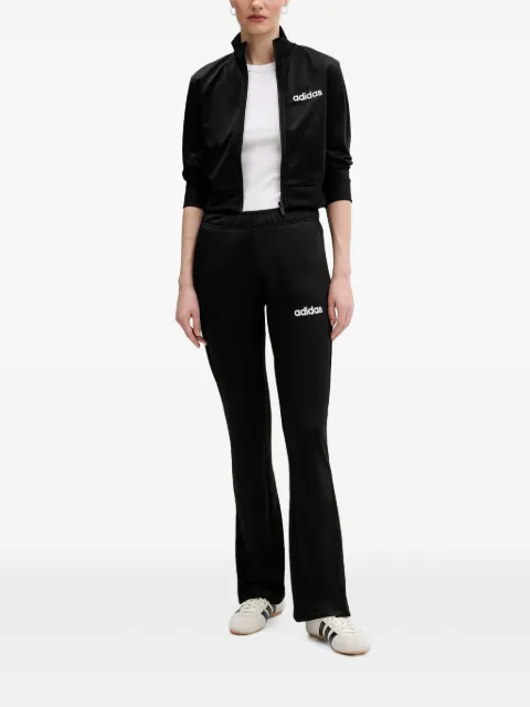 adidas Glam logo-embroidered tracksuit Black JZ6905