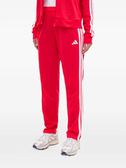 adidas Dayready striped-detail logo-print tracksuit Red JD2684