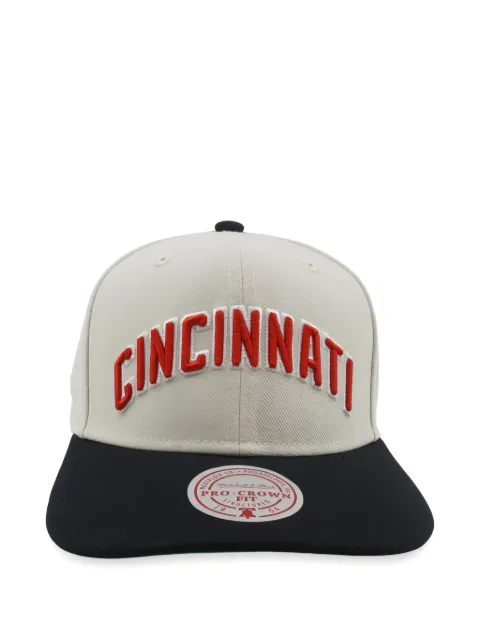 Mitchell & Ness embroidered baseball cap White HP11517CREOFWHOS