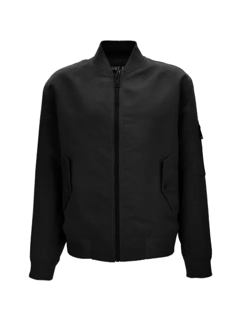 Versace Jeans Couture zip ribbed jacket Black 80GAS407N0352
