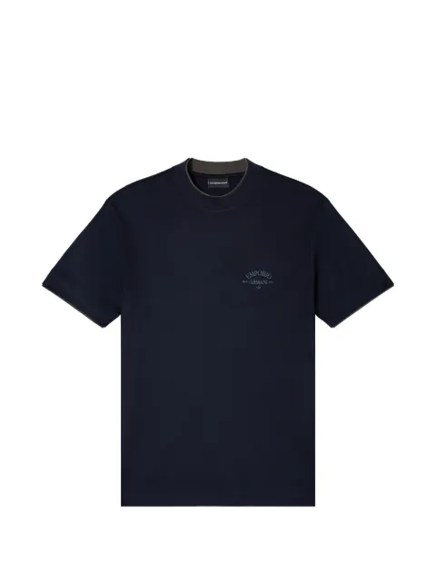 Emporio Armani logo-detail T-shirt Blue EM002939AF18312UB118
