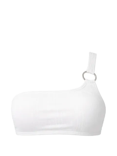Michael Michael Kors one-shoulder bikini top White MM62140