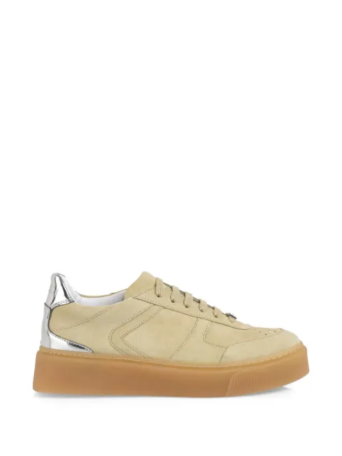 MARCCAIN perforated panelled sneakers Neutrals ASSH05L06