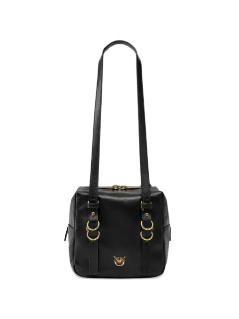PINKO logo-plaque shoulder bag Black 106465A315