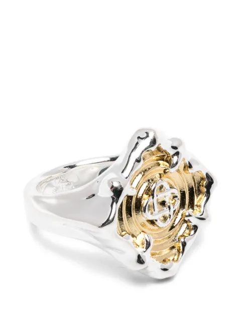 Casablanca Splash signet ring Silver ASS26JW37301